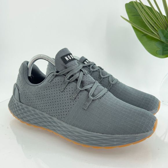 Nobull ALLDAY Ripstop Trainers Men's Size 9 Grey Workout Gym Shoes - Picture 2 of 14